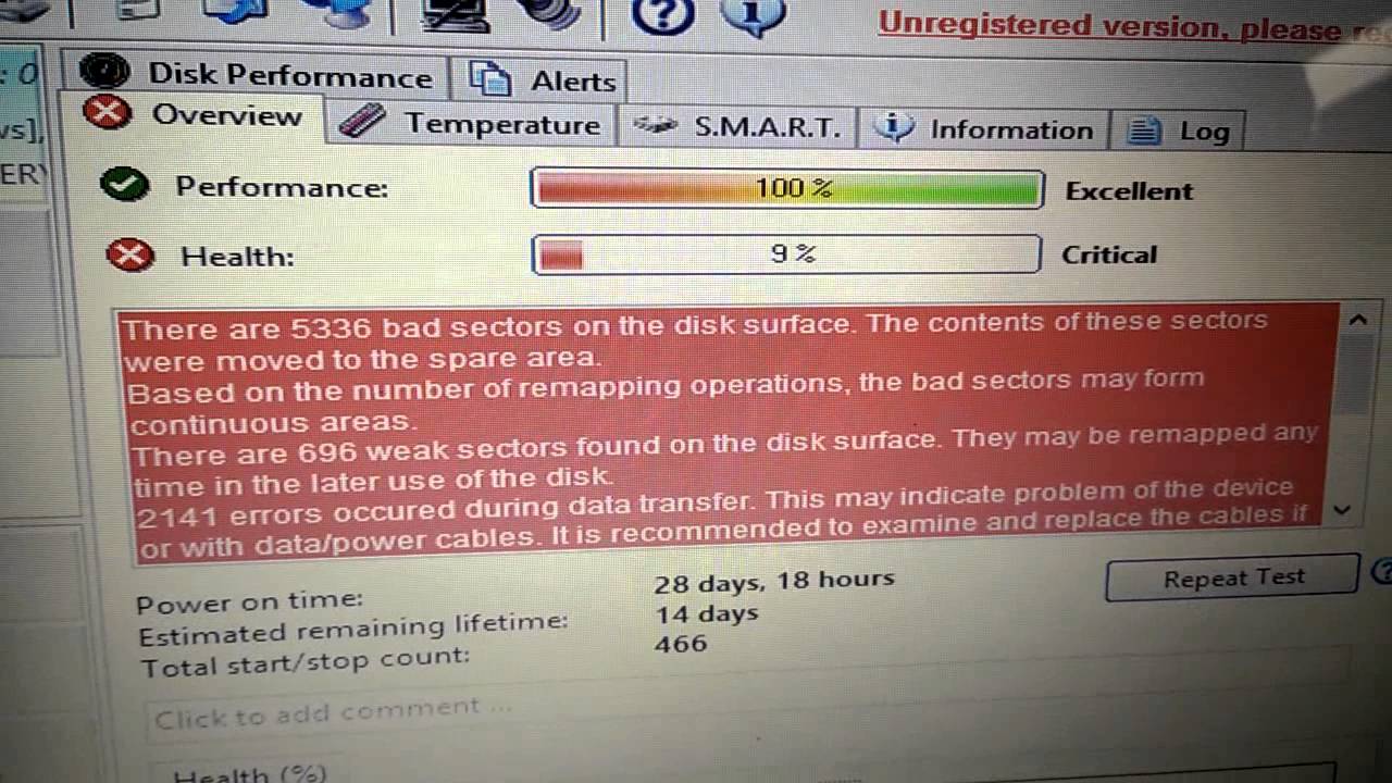 bad hard drive